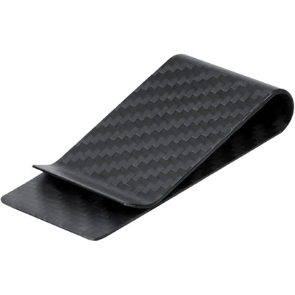 Slim Stainless Steel Card Holder & Money Clip Set of 2 - RazorHold-1.49 inches Matte Black-Nora Luxe