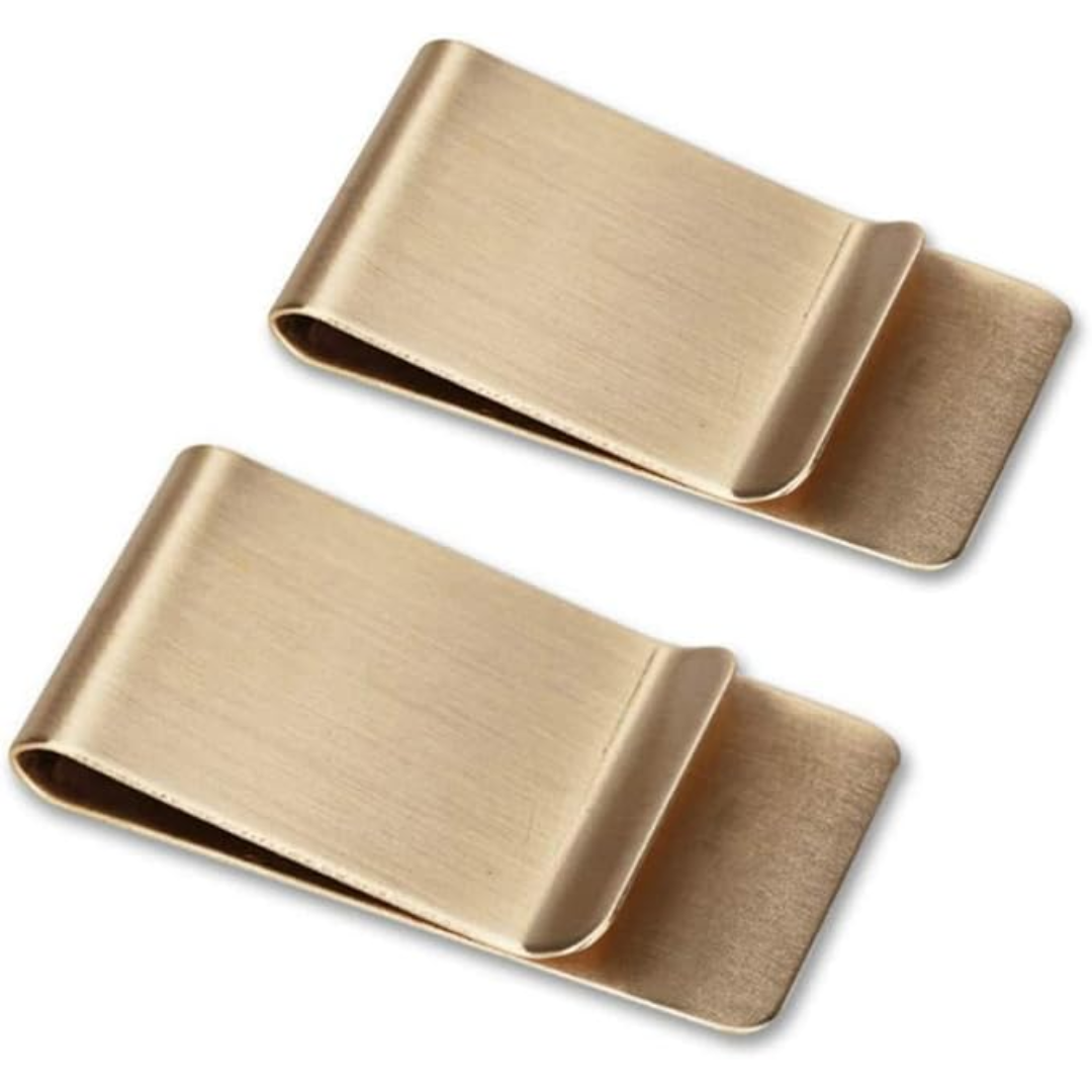 Thin Metal Card Wallet & Cash Clip 2 Pack - Pexav