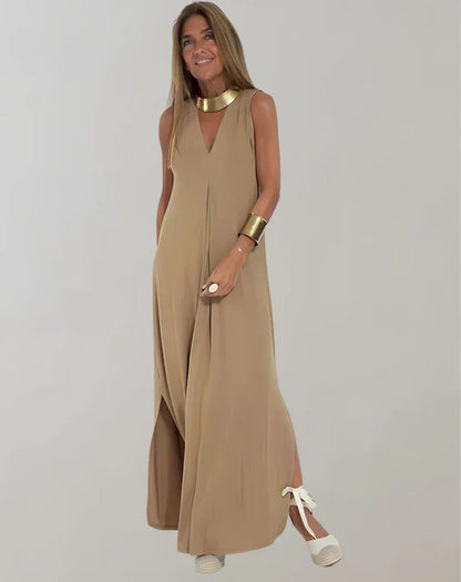 Fitting V-Neck Bodycon Dress