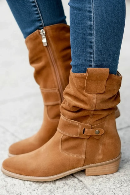 Comfortable Low Heel Boots for Ladies