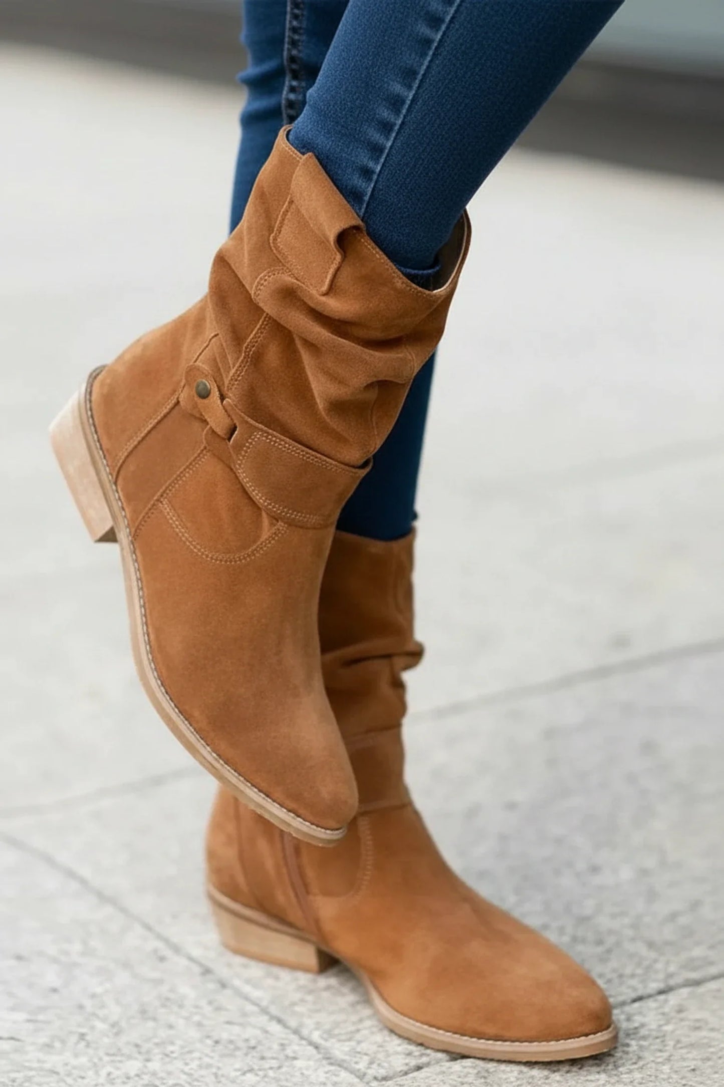Comfortable Low Heel Boots for Ladies