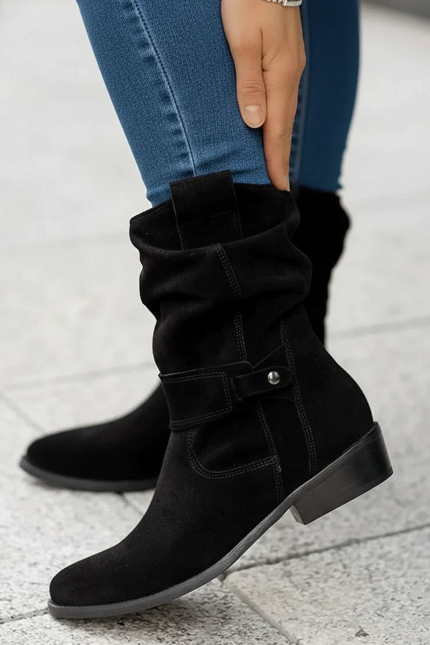 Comfortable Low Heel Boots for Ladies