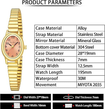 Small Ladies' Watch – Romy-Gold-Nora Luxe