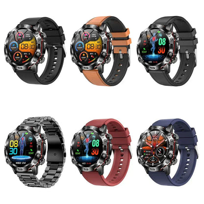 Smart Health Tracker with Glucose and ECG Measurement - HealthPro-Black steel-Nora Luxe