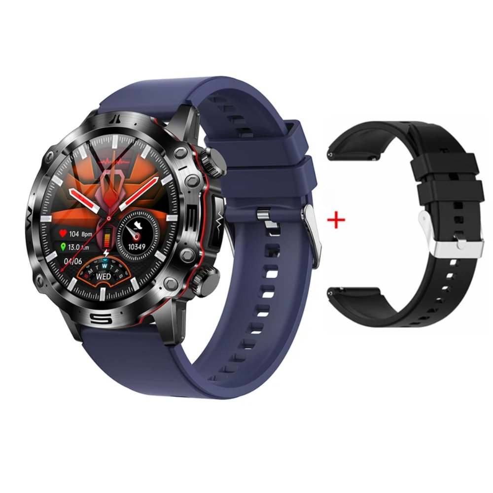 Smart Health Tracker with Glucose and ECG Measurement - HealthPro-Blue + bracelet-Nora Luxe