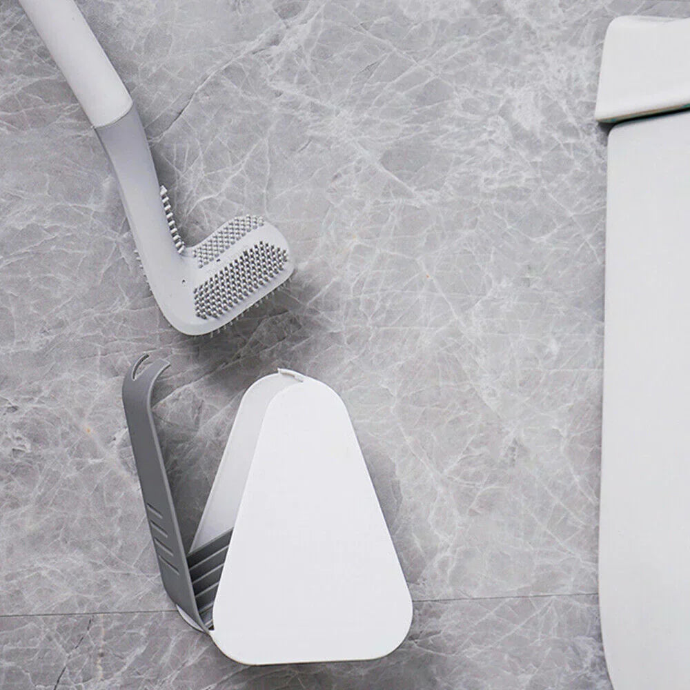 Smart Hygienic Toilet Brush - PureClean Brush-Blue-Brush + Holder-Nora Luxe