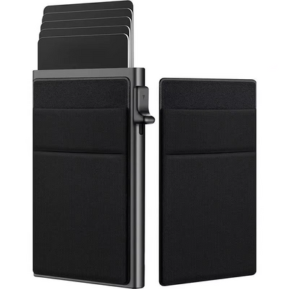 Slim Metal RFID Wallet for Men - Compact Card Holder - Pexav