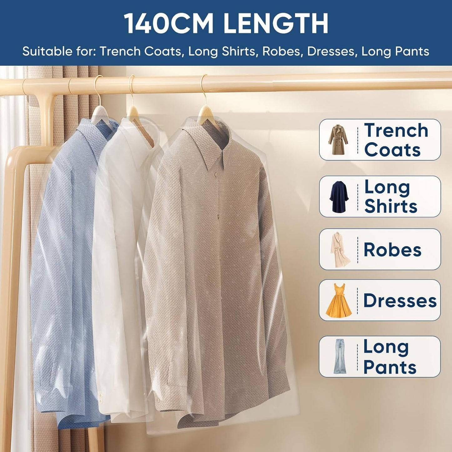 Breathable Clothing Storage Bags – Travel Protective Covers