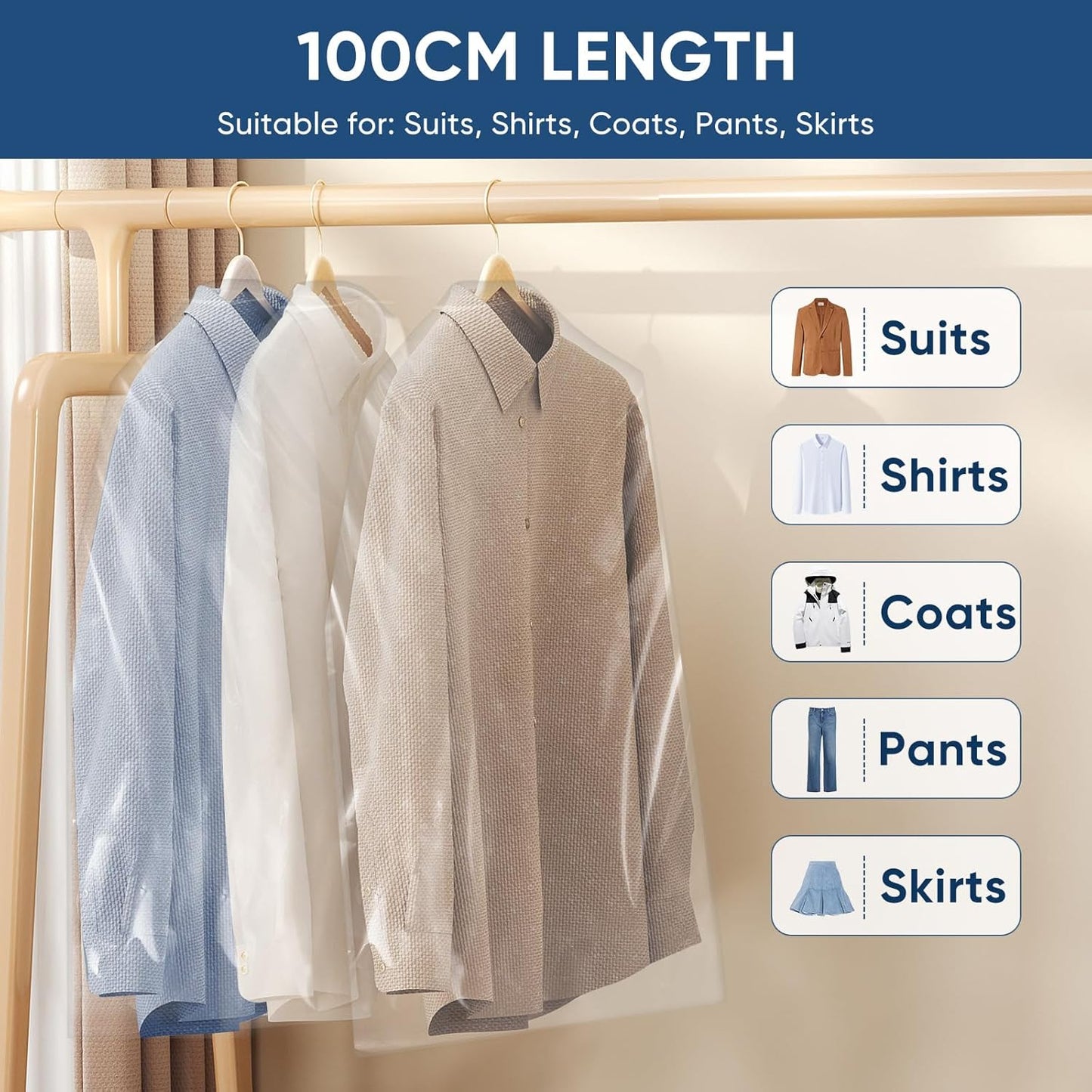 Breathable Clothing Storage Bags – Travel Protective Covers