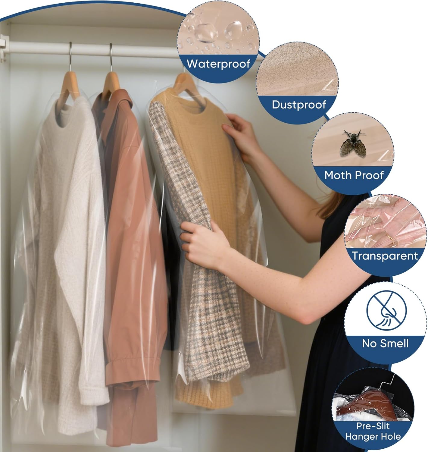 Breathable Clothing Storage Bags – Travel Protective Covers