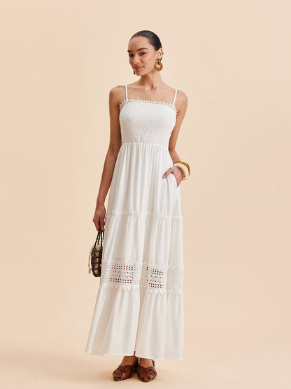 Ruffled Tank Summer Dress - Pexav