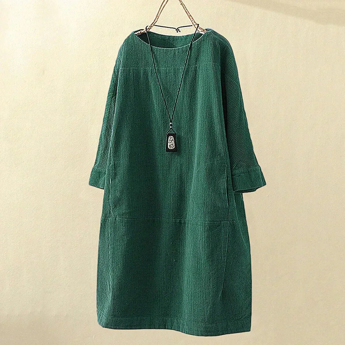 Image of Sofia | Women's Long Sleeve A-Line Midi Dress