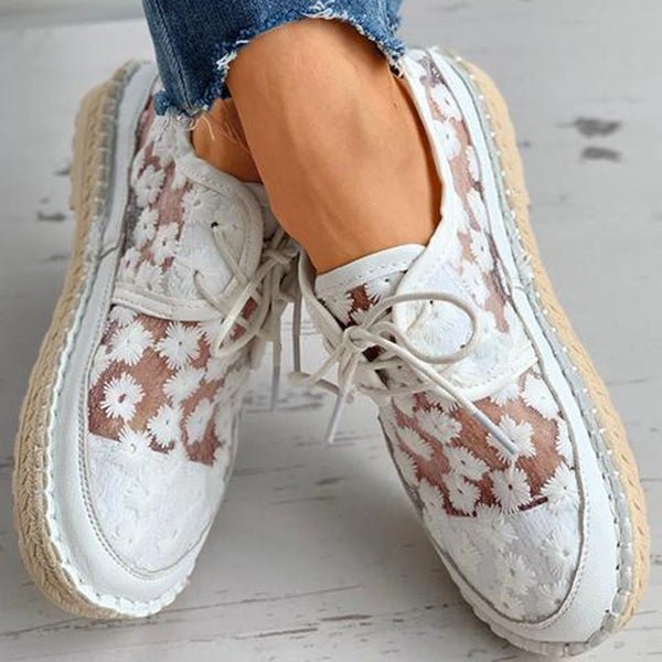 Elegant Floral Wedding Shoes