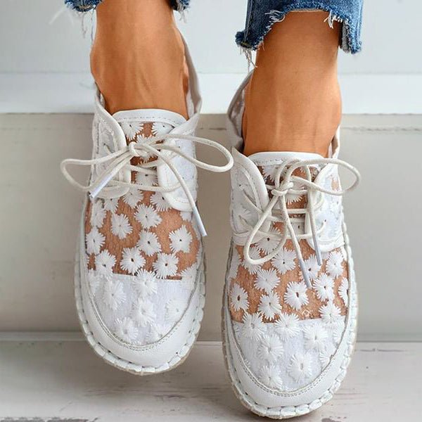 Elegant Floral Wedding Shoes - Nocini