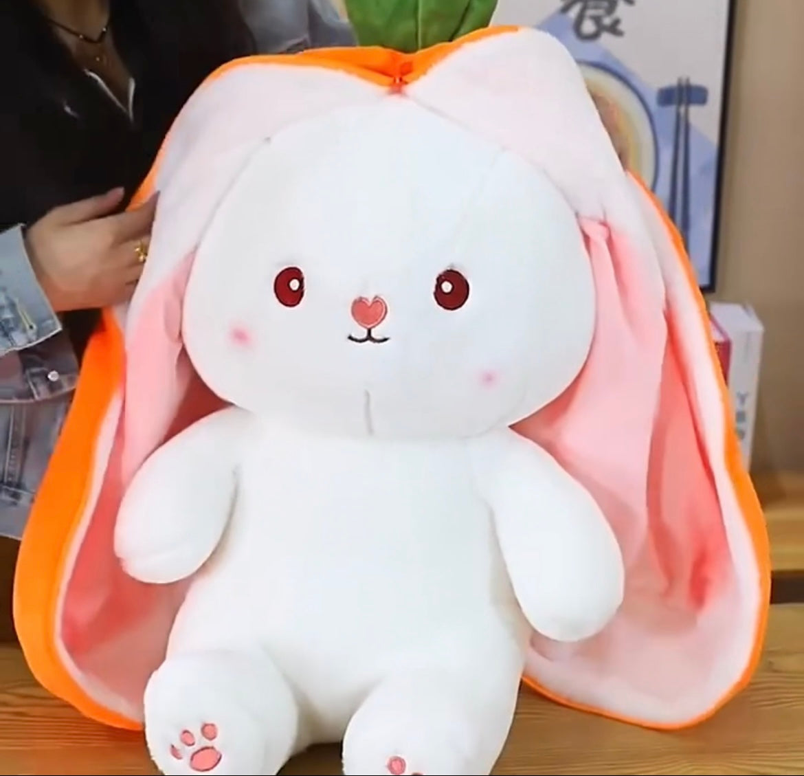 Soft Bunny Cuddle - SnuffelBun-Carrot Bunny-17 inches-Nora Luxe