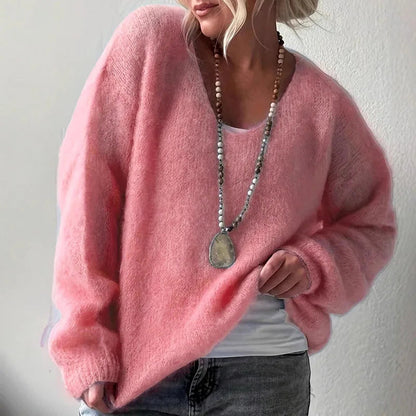 Loose Fit Women's Sweater | Lightweight Bell Sleeve Top