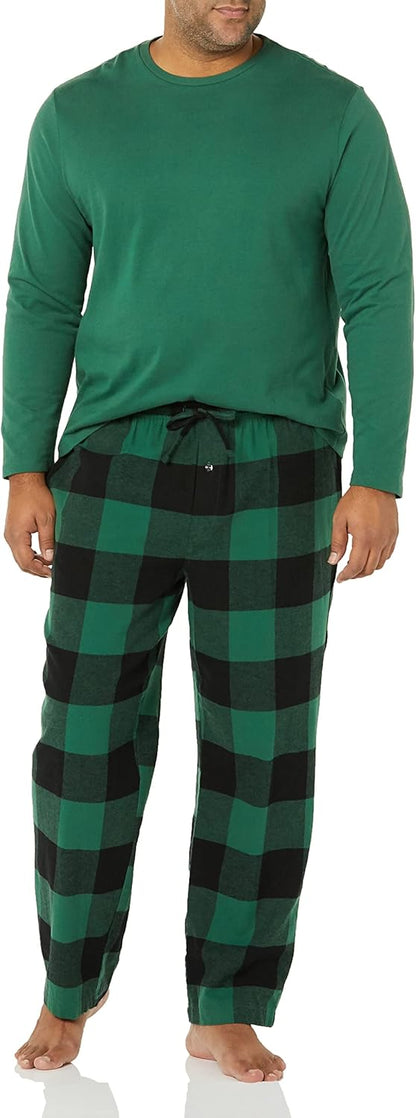 Soft Men's Flannel Pajama Set - Gomez-A-S-Nora Luxe