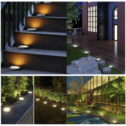 Solar Ground Spot Light for Outdoors – SunHalo-4 Lights-Nora Luxe