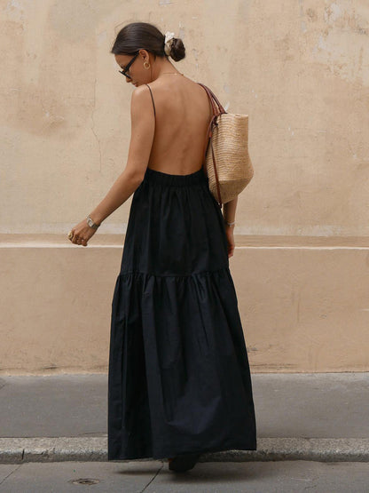 Elegant Sleeveless Maxi Dress