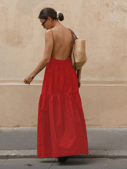 Elegant Sleeveless Maxi Dress