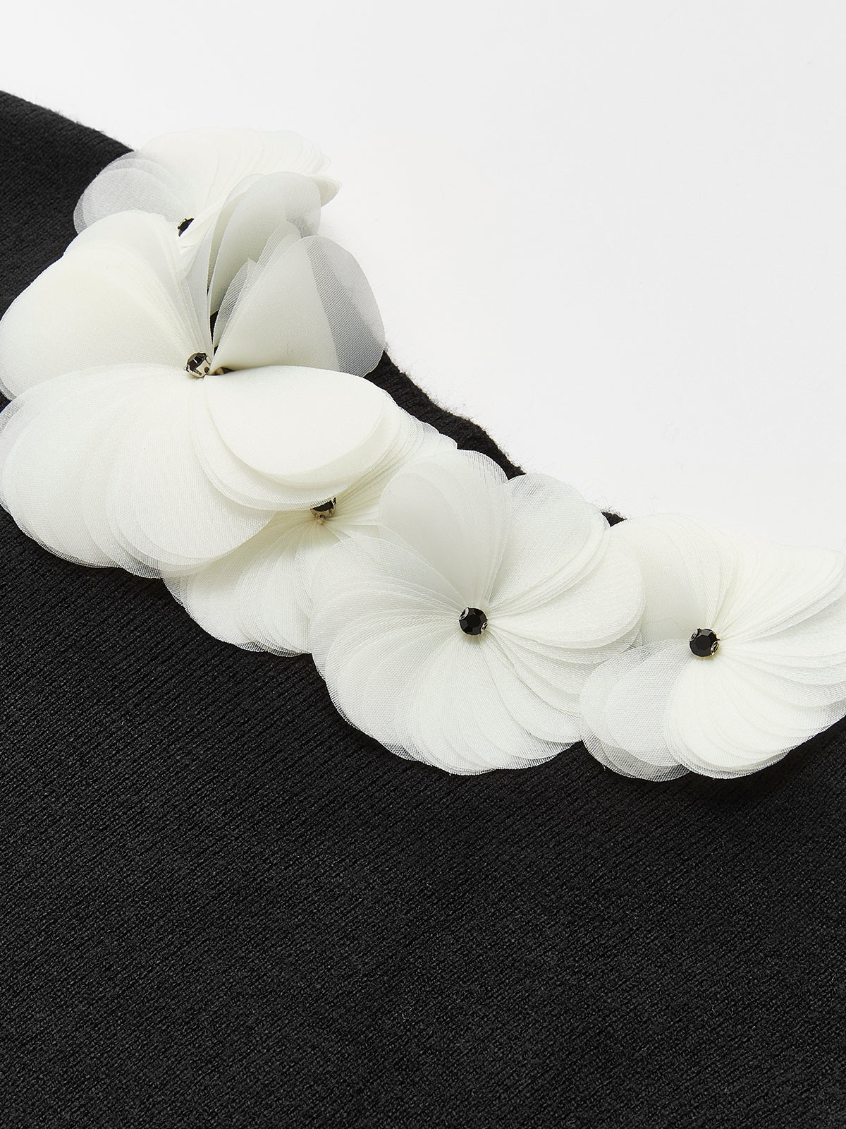 Classic Women's Floral Crew Neck Sweater