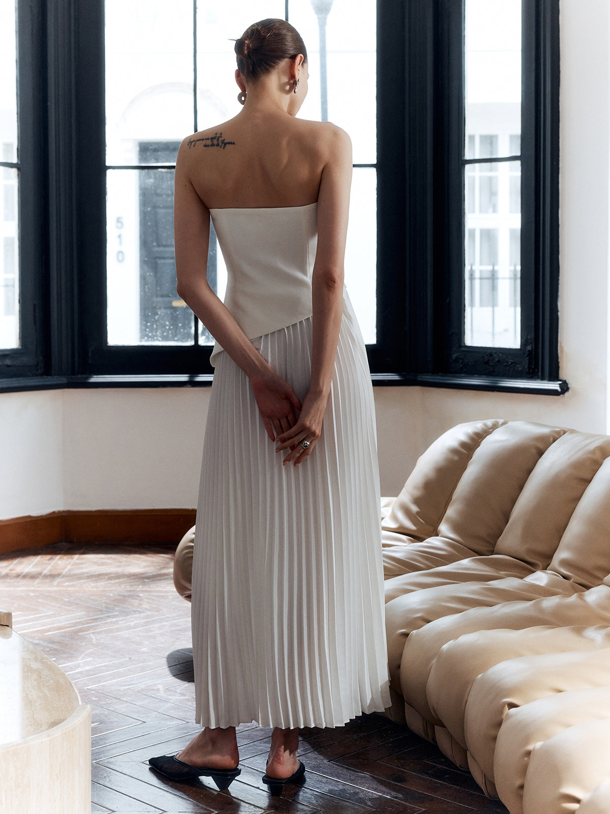 Flowy Ruffled Off Shoulder Summer Dress
