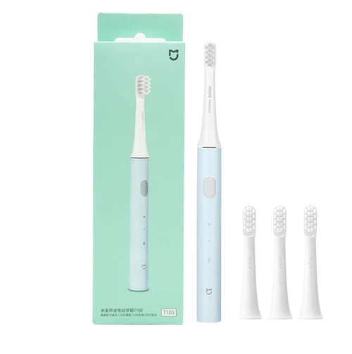 SONIC ELECTRIC TOOTHBRUSH - WATERPROOF AND USB RECHARGEABLE-Blue with 3 brush heads-Nora Luxe