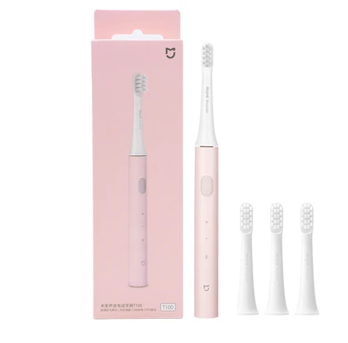 SONIC ELECTRIC TOOTHBRUSH - WATERPROOF AND USB RECHARGEABLE-Pink with 3 brush heads-Nora Luxe