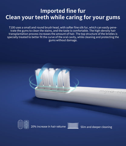 SONIC ELECTRIC TOOTHBRUSH - WATERPROOF AND USB RECHARGEABLE-White-Nora Luxe