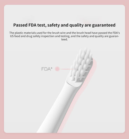 SONIC ELECTRIC TOOTHBRUSH - WATERPROOF AND USB RECHARGEABLE-White-Nora Luxe