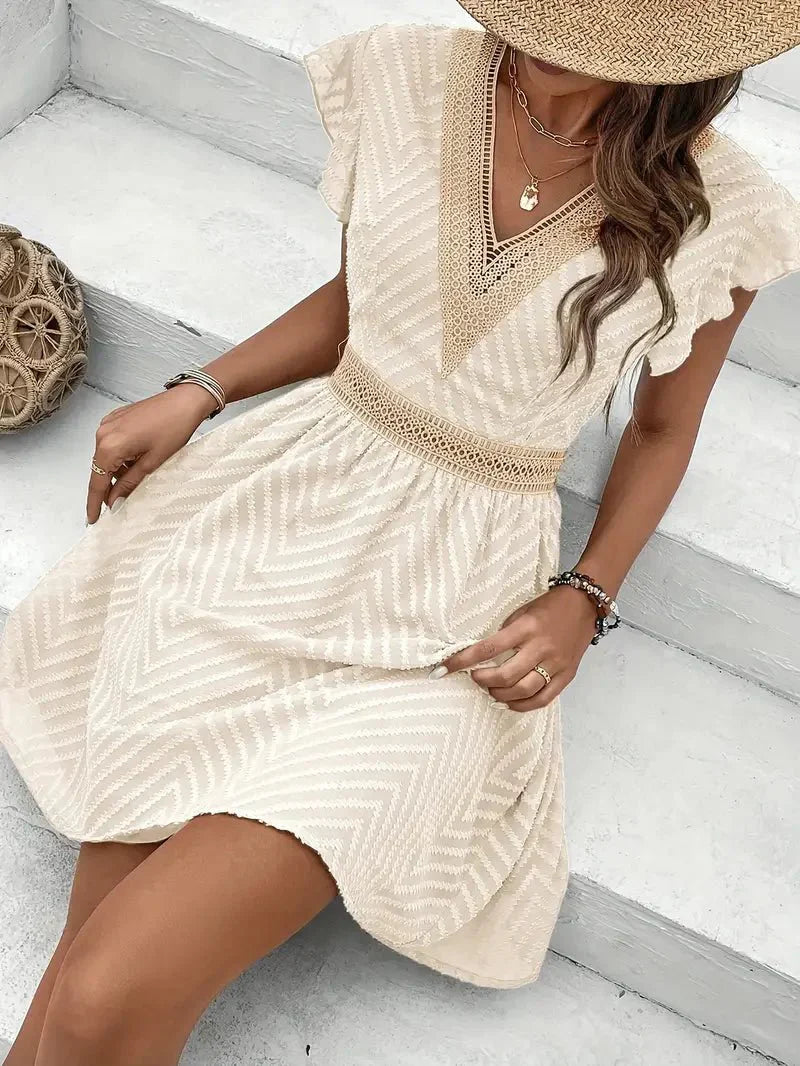 Classic Chic Off Shoulder Dress