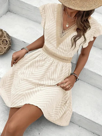 Classic Chic Off Shoulder Dress