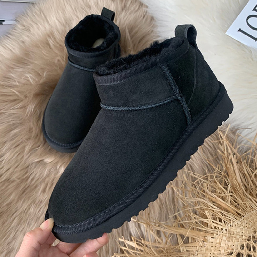 Warm Fleece Lined Ankle Boots - Nocini