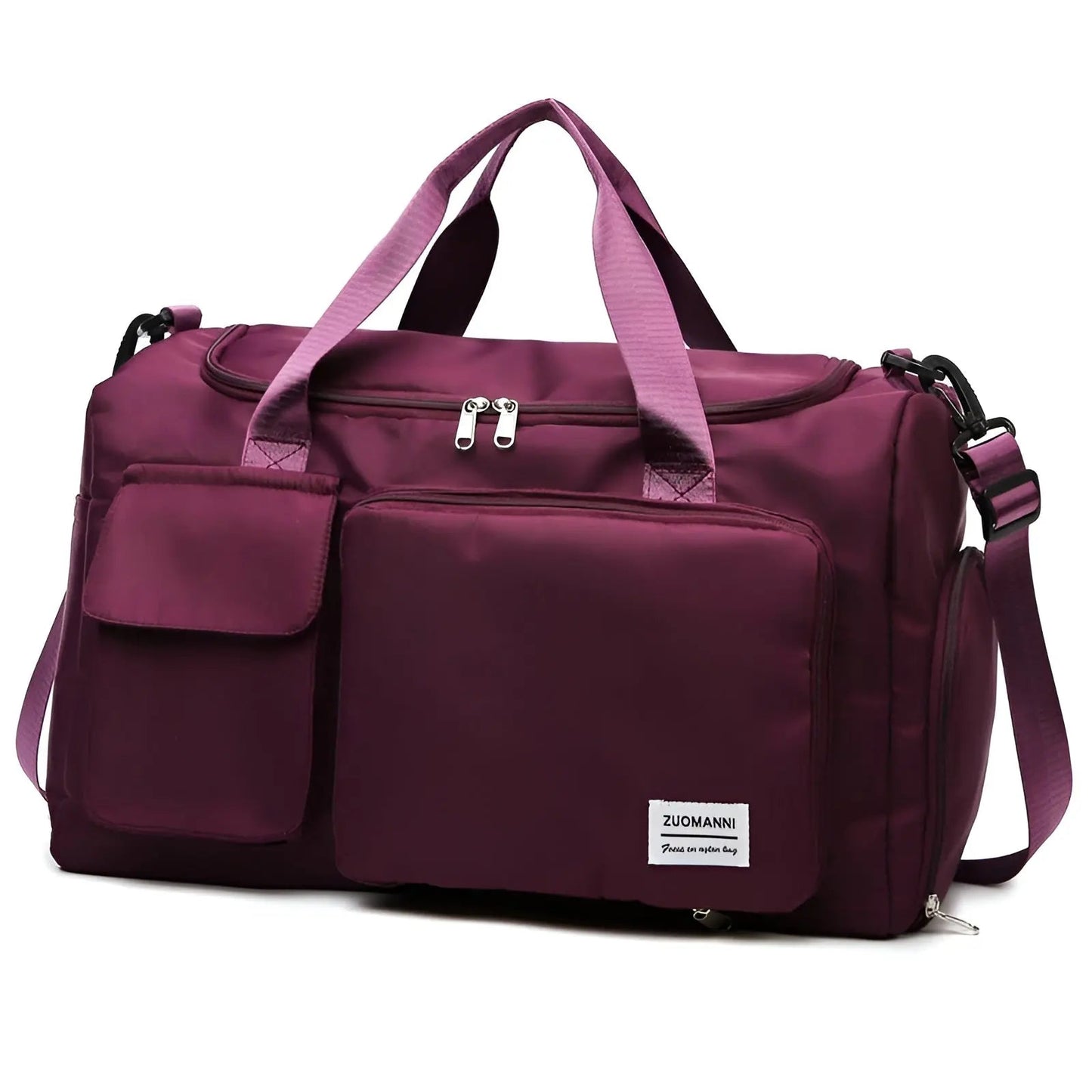 Spacious Waterproof Luxury Travel Bag - JetSet-Bordeaux-Nora Luxe