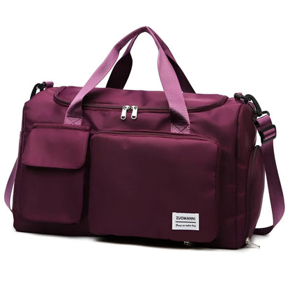 Spacious Waterproof Luxury Travel Bag - JetSet-Bordeaux-Nora Luxe