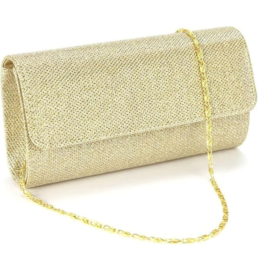 Sparkle Clutch – Ramona-Gold-Nora Luxe
