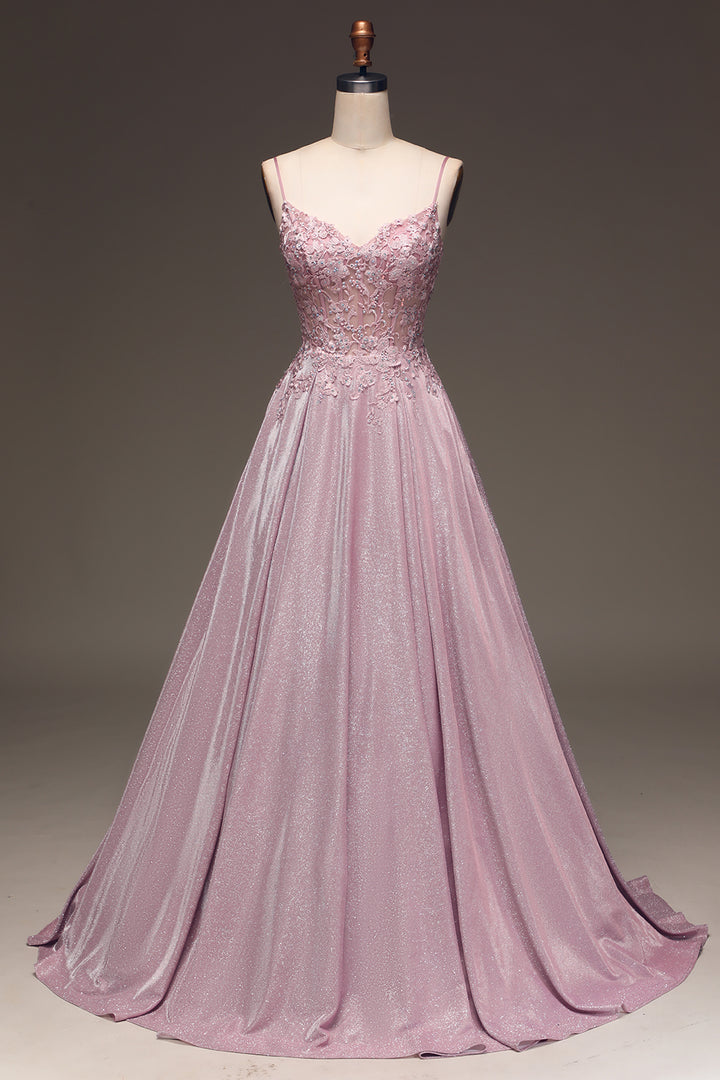 Sexy Strapless Floral Maxi Dress with Glittery Skirt