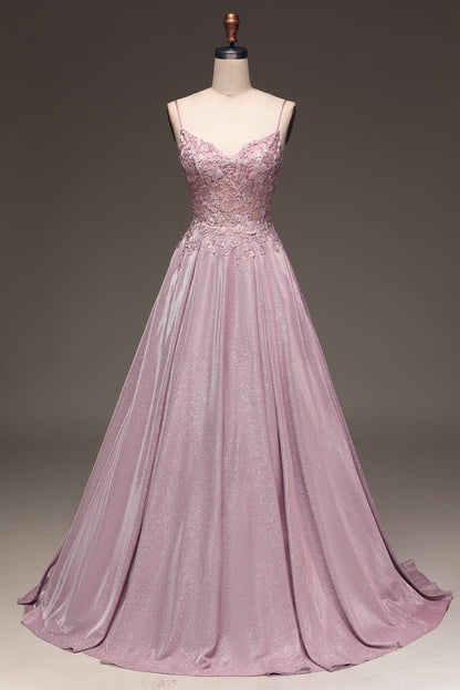 Sexy Strapless Floral Maxi Dress with Glittery Skirt