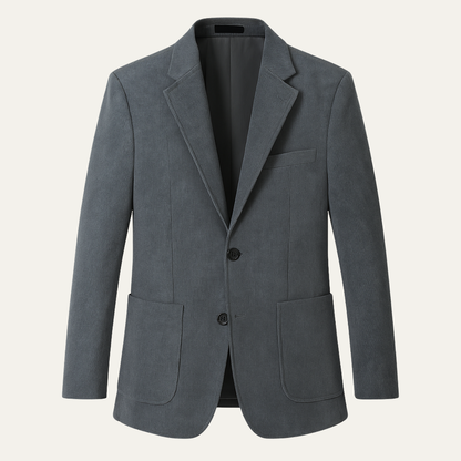 Classic Men's Textured Cord Blazer - Nocini