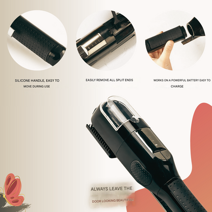 Split Ends Trimmer – Cleo-Pink-The Livary