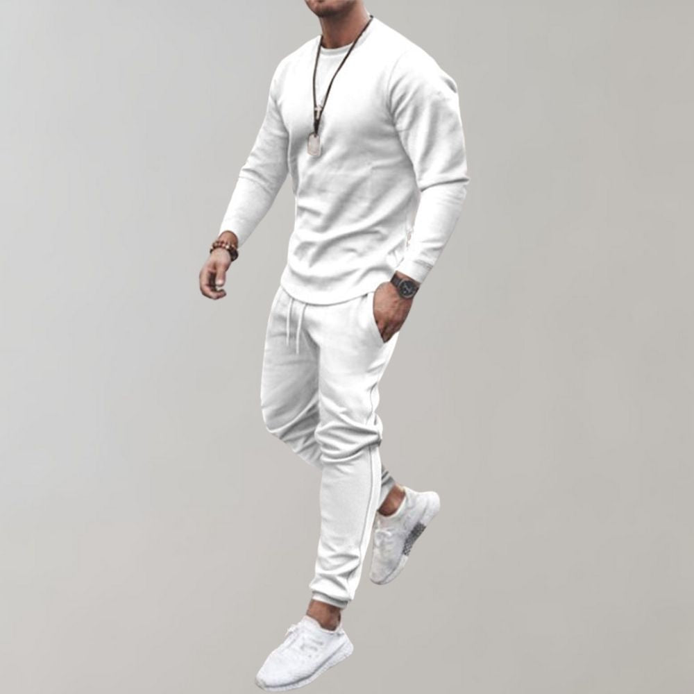 Sporty Men's Set - Finn-White-S-Nora Luxe