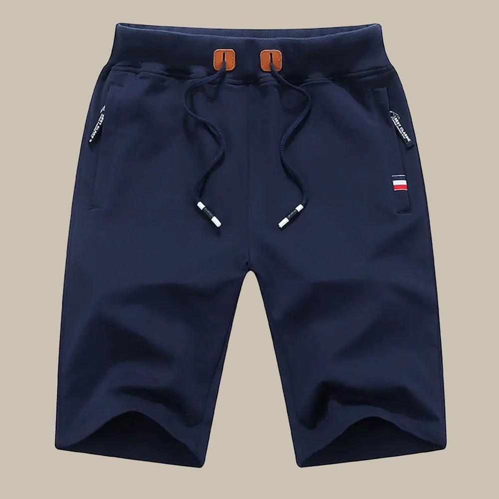 Sporty Men's Shorts | HUGO Casual Shorts-Marine blue-M-Nora Luxe