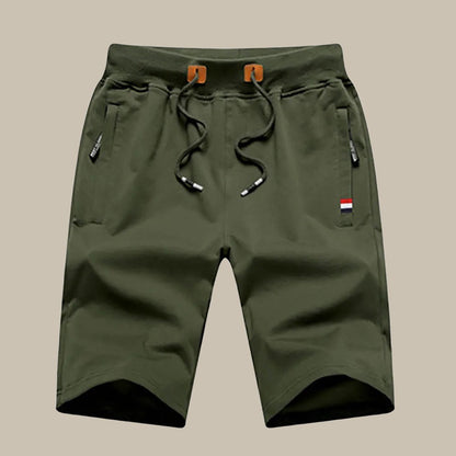 Sporty Men's Shorts | HUGO Casual Shorts-Olive green-M-Nora Luxe