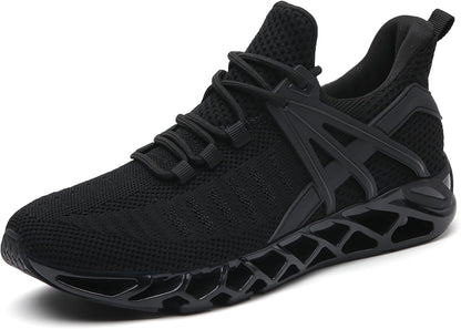 Sporty Men's Trainers - FlexLite-Dark Gray-6.5-Nora Luxe