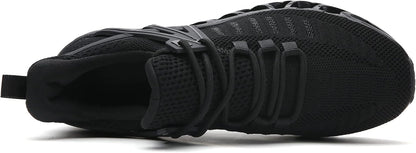 Sporty Men's Trainers - FlexLite-Dark Gray-6.5-Nora Luxe