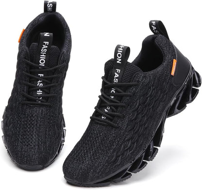 Sporty Men's Trainers - FlexLite-Dark Gray-6.5-Nora Luxe