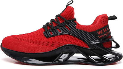 Sporty Men's Trainers - FlexLite-Dark Gray-6.5-Nora Luxe