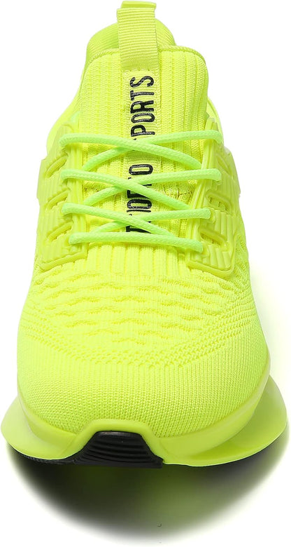 Sporty Men's Trainers - FlexLite-Dark Gray-6.5-Nora Luxe
