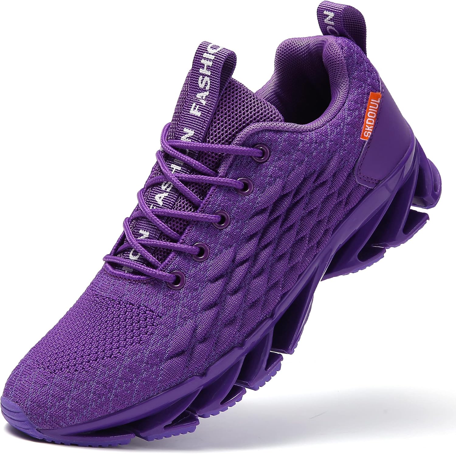 Sporty Men's Trainers - FlexLite-Purple-6.5-Nora Luxe