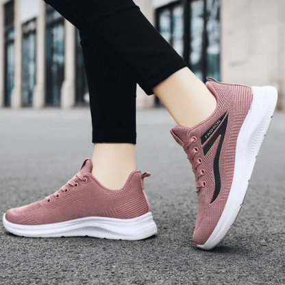 Comfortable Supportive Women's Walking Sneakers - FitWalk - Pexav